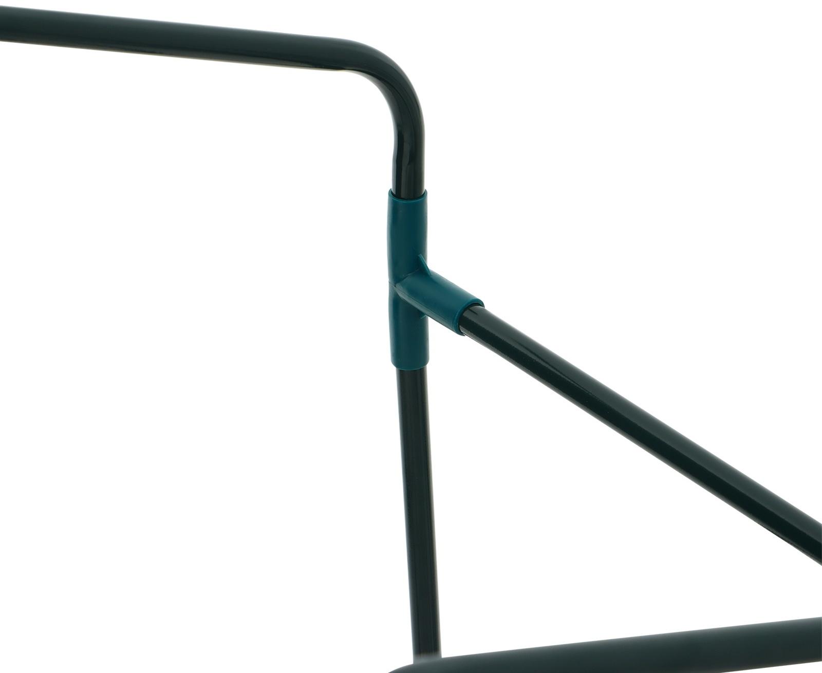 Парник-стеллаж, 3 полки, 110×40×65 см, металлический каркас d=16 мм, чехол плёнка 80 мкм, Greengo