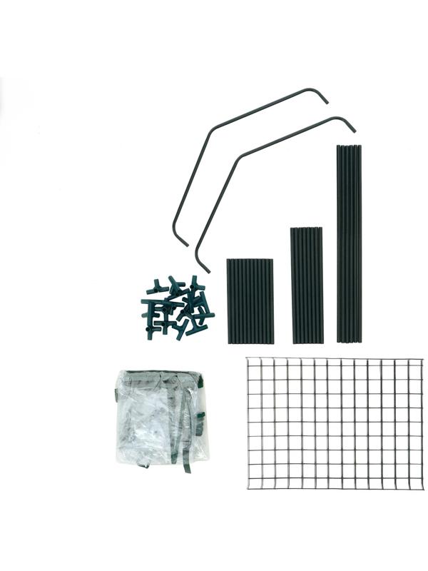 Парник-стеллаж, 3 полки, 110×40×65 см, металлический каркас d=16 мм, чехол плёнка 80 мкм, Greengo