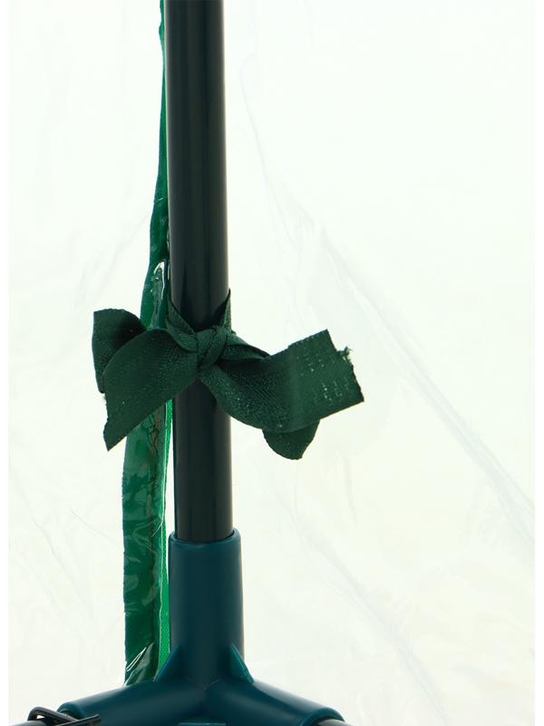 Парник-стеллаж, 3 полки, 80×24×46 см, металлический каркас d=12 мм, чехол плёнка 80 мкм, Greengo