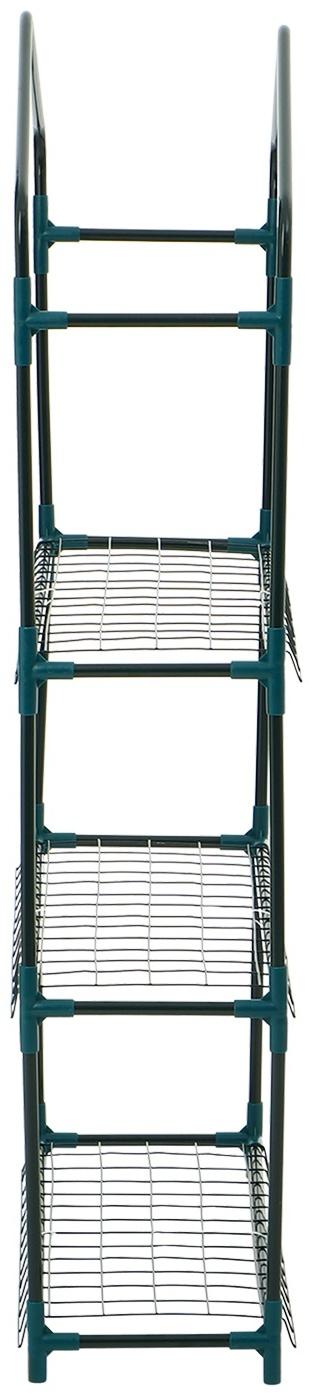 Стеллаж для рассады, 3 полки, 110×22×65 см, металлический каркас d=12 мм, без чехла, Greengo