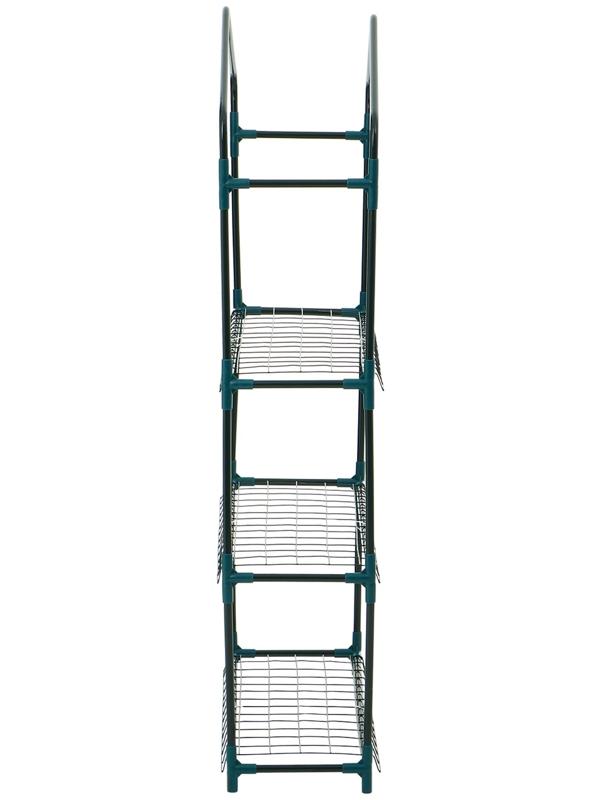 Стеллаж для рассады, 3 полки, 110×22×65 см, металлический каркас d=12 мм, без чехла, Greengo