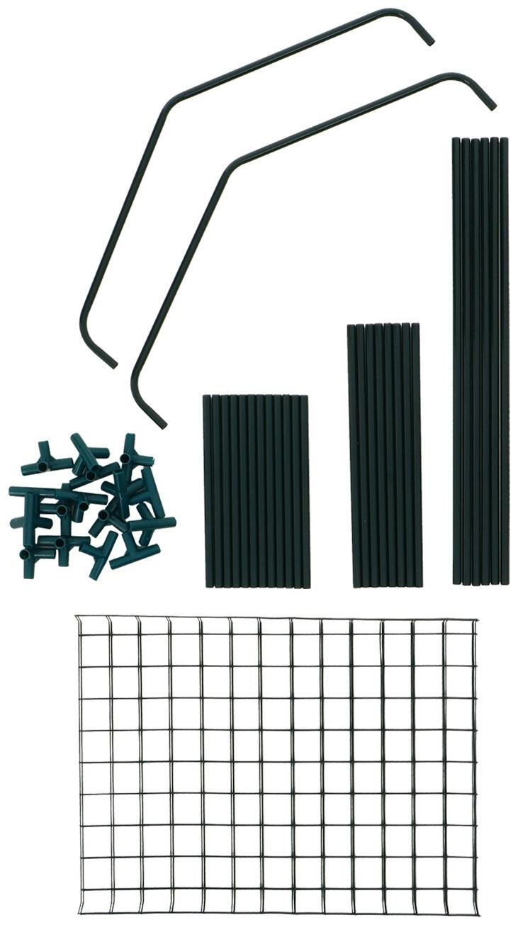 Стеллаж для рассады, 3 полки, 110×40×65 см, металлический каркас d=12 мм, без чехла, Greengo