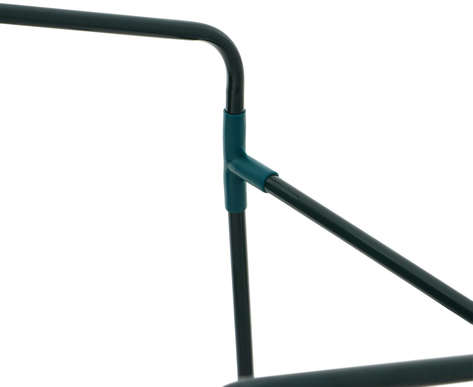 Стеллаж для рассады, 3 полки, 110×40×65 см, металлический каркас d=12 мм, без чехла, Greengo