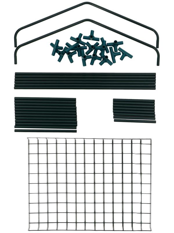 Стеллаж для рассады, 4 полки, 160×40×65 см, металлический каркас d=12 мм, без чехла, Greengo