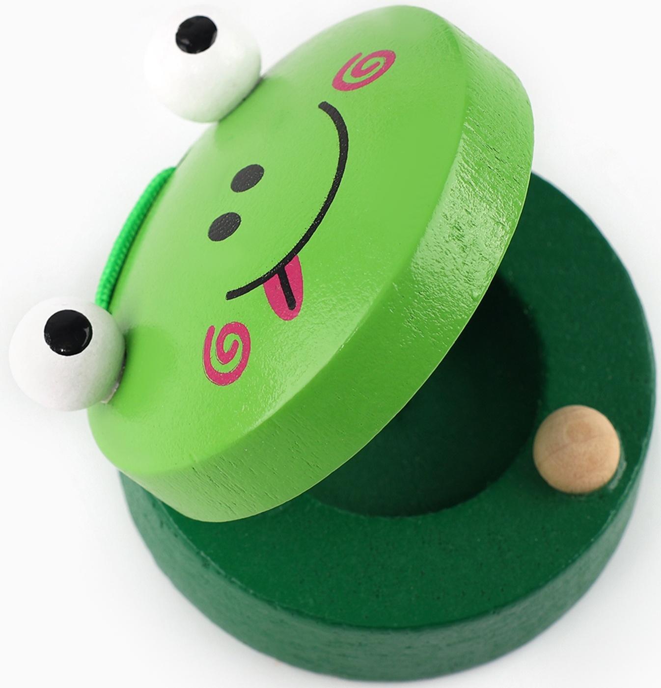 Набор музыкальных инструментов из дерева, 3 предмета «Свистулька, кастаньета, колотушка»