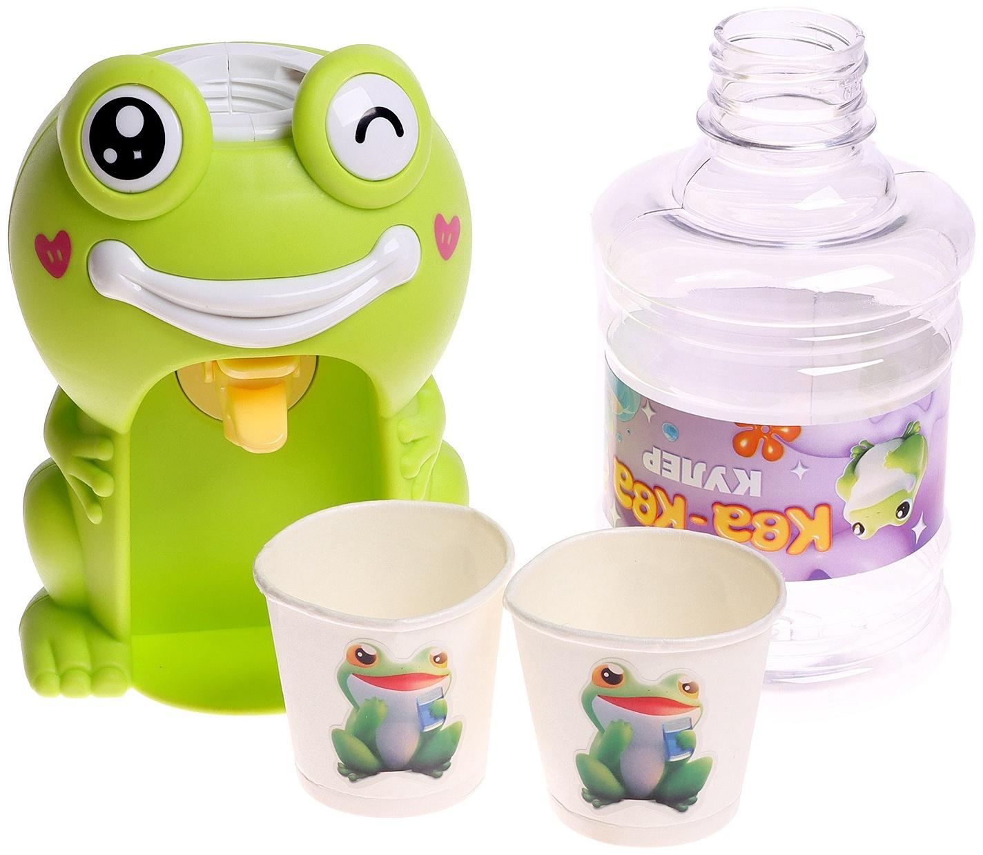 Кулер детский для воды Baby zoo «Лягушка», 384 мл