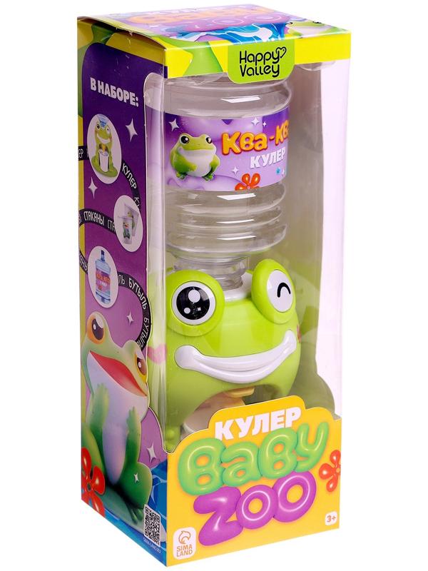 Кулер детский для воды Baby zoo «Лягушка», 384 мл