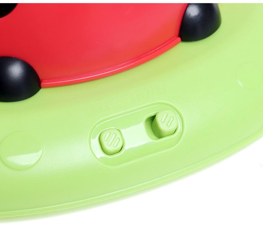 Тренажер - игра 3 в 1 «Божья коровка», электронная скакалка, кольцеброс, ракетница