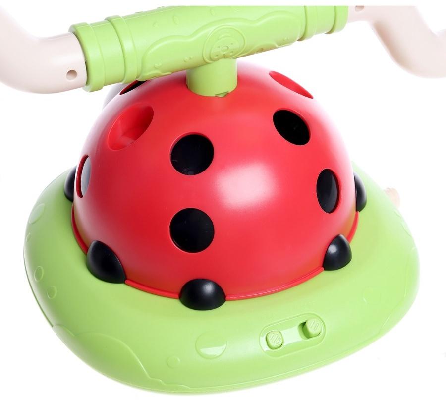 Тренажер - игра 3 в 1 «Божья коровка», электронная скакалка, кольцеброс, ракетница
