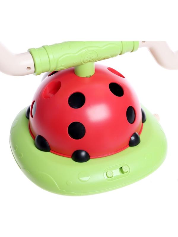 Тренажер - игра 3 в 1 «Божья коровка», электронная скакалка, кольцеброс, ракетница