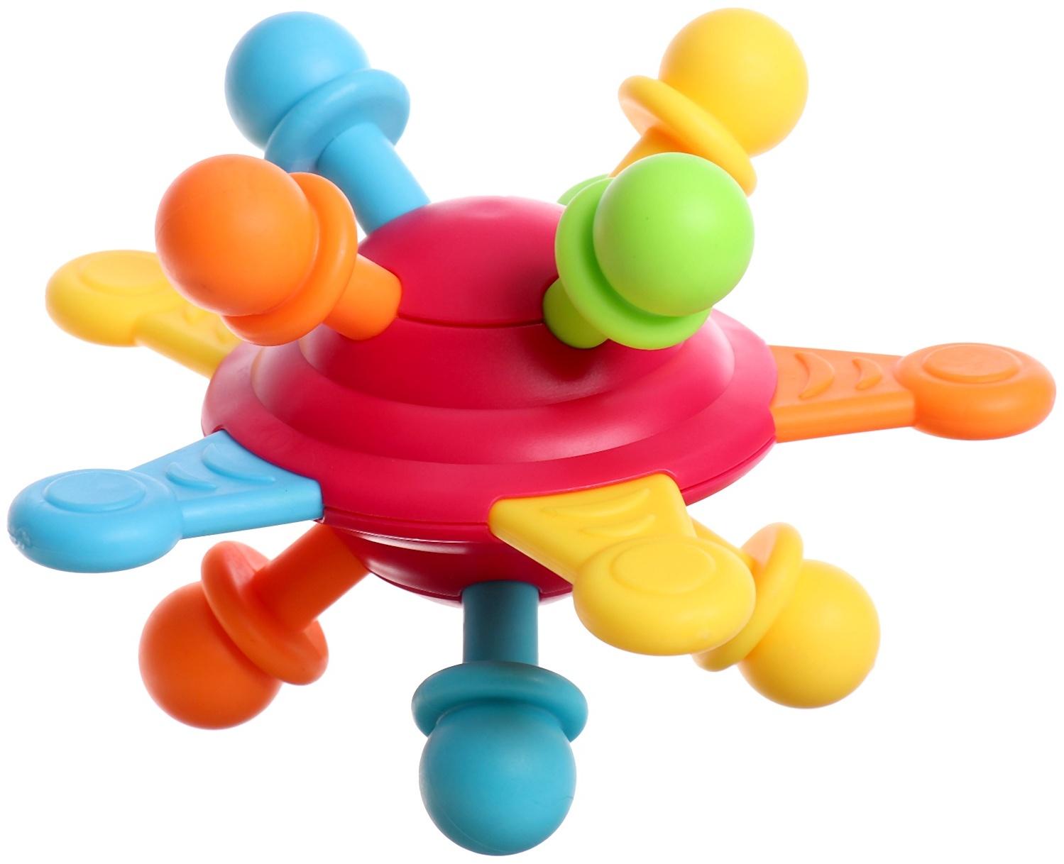 Набор погремушек для малышей, в контейнере, 9 шт.