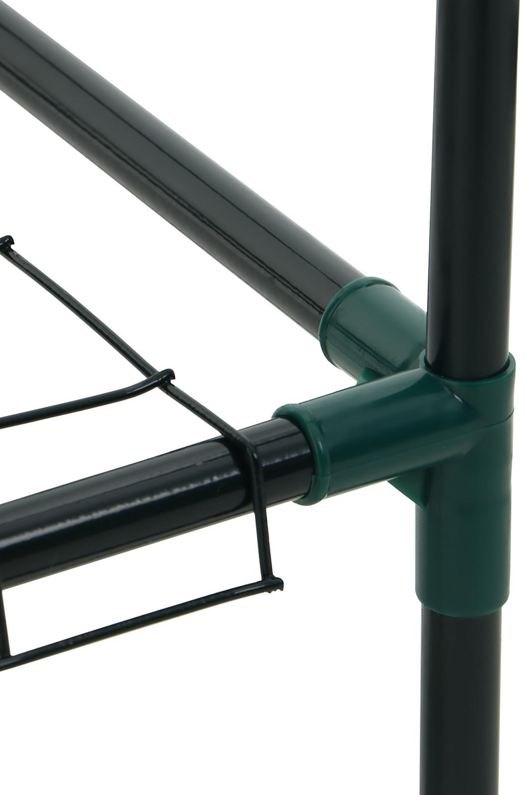 Парник-стеллаж, 4 полки, 105 × 24 × 46 см, металлический каркас d = 12 мм, чехол плёнка 80 мкм, Greengo