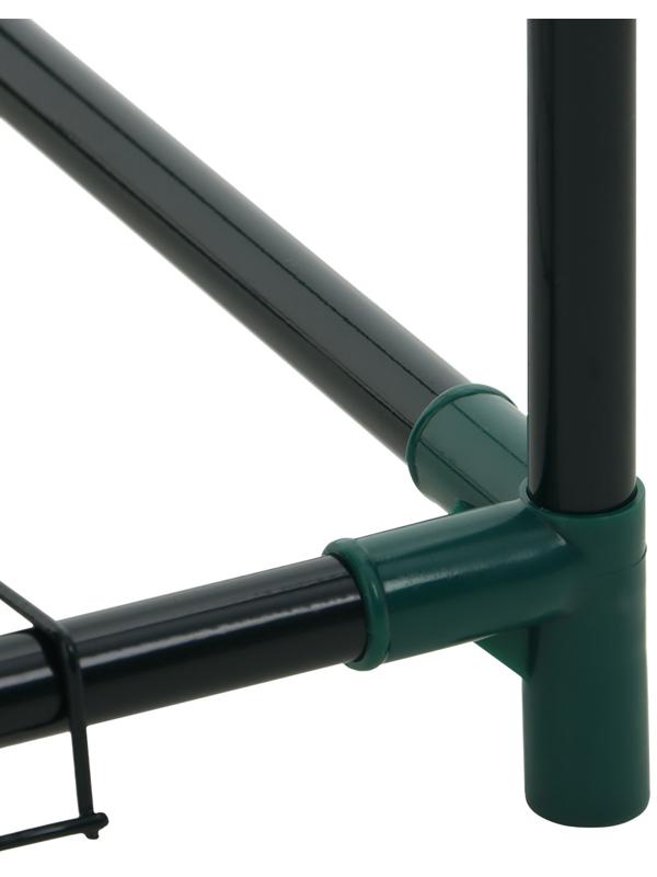 Парник-стеллаж, 4 полки, 105 × 24 × 46 см, металлический каркас d = 12 мм, чехол плёнка 80 мкм, Greengo