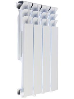 Радиатор алюминиевый TUNDUK 500×96 мм, 4 секции