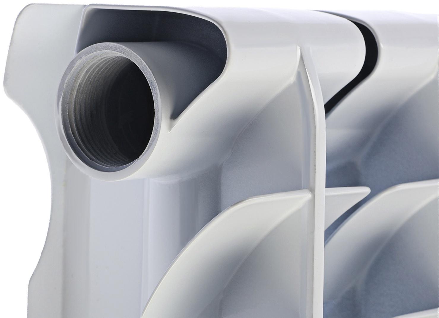 Радиатор алюминиевый TUNDUK 500×96 мм, 6 секций