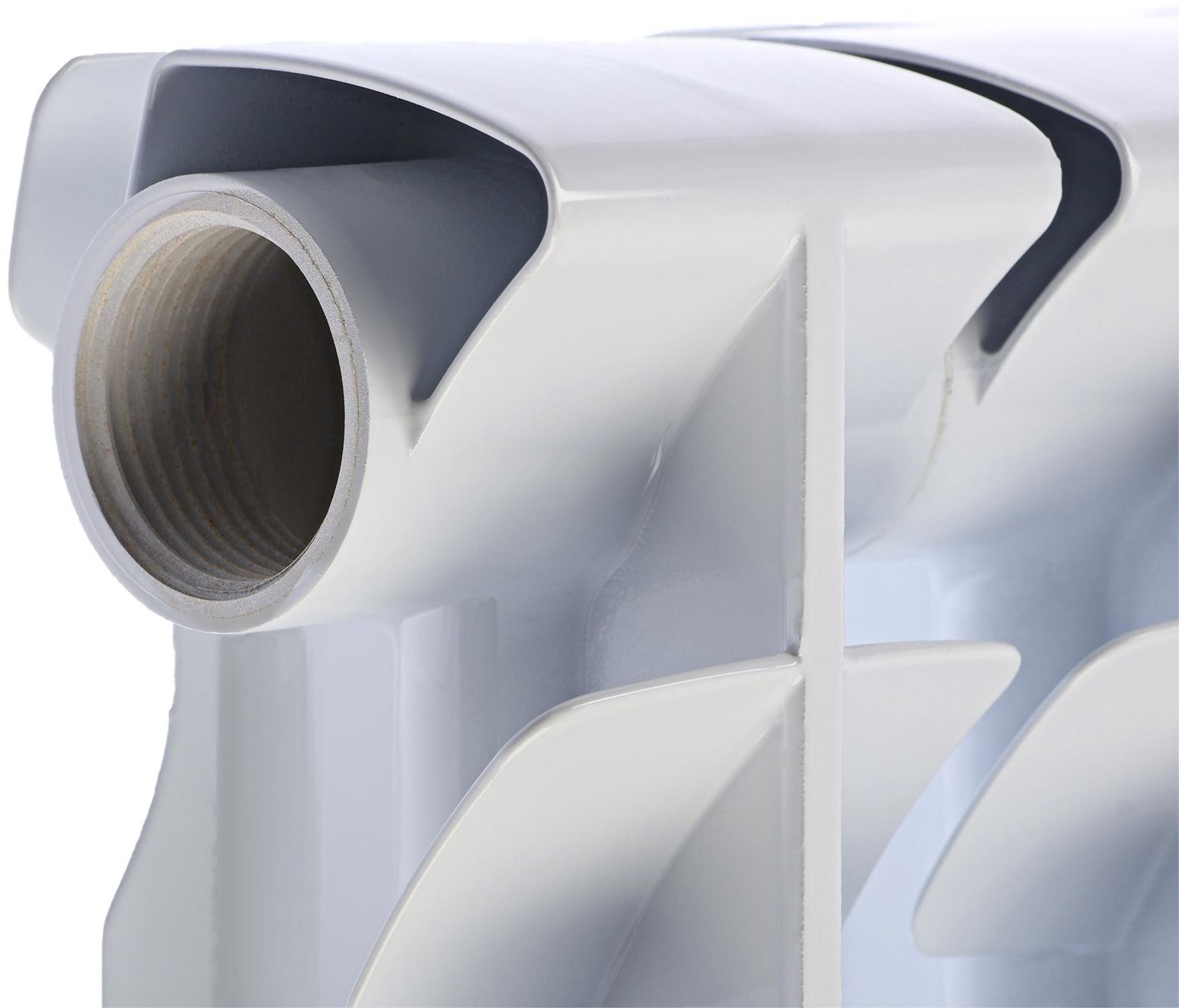 Радиатор биметаллический TUNDUK 500×76 мм, 8 секций