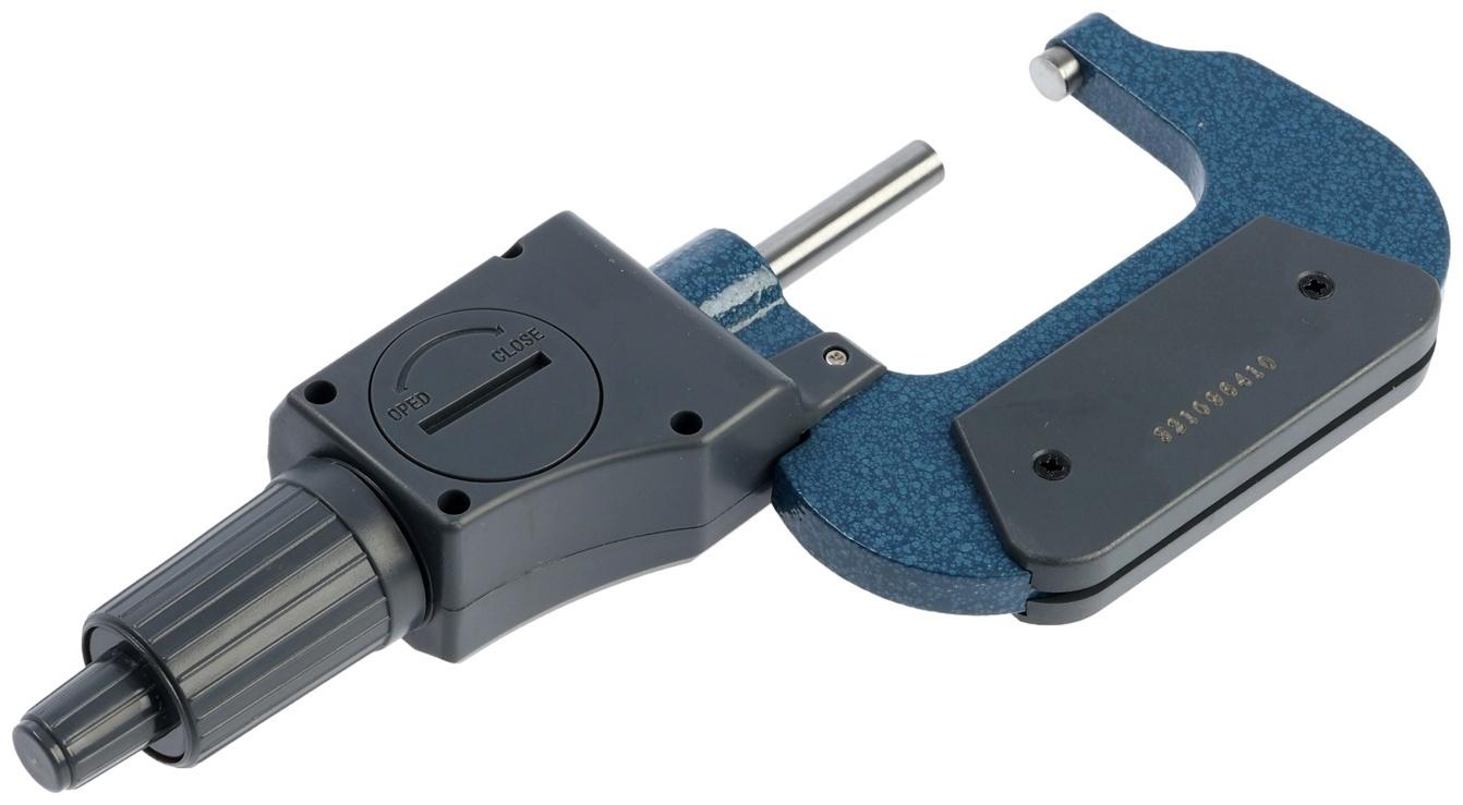 Микрометр электронный ТУНДРА, металлический, диапазон 25-50 мм, шаг измерения 0.001 мм