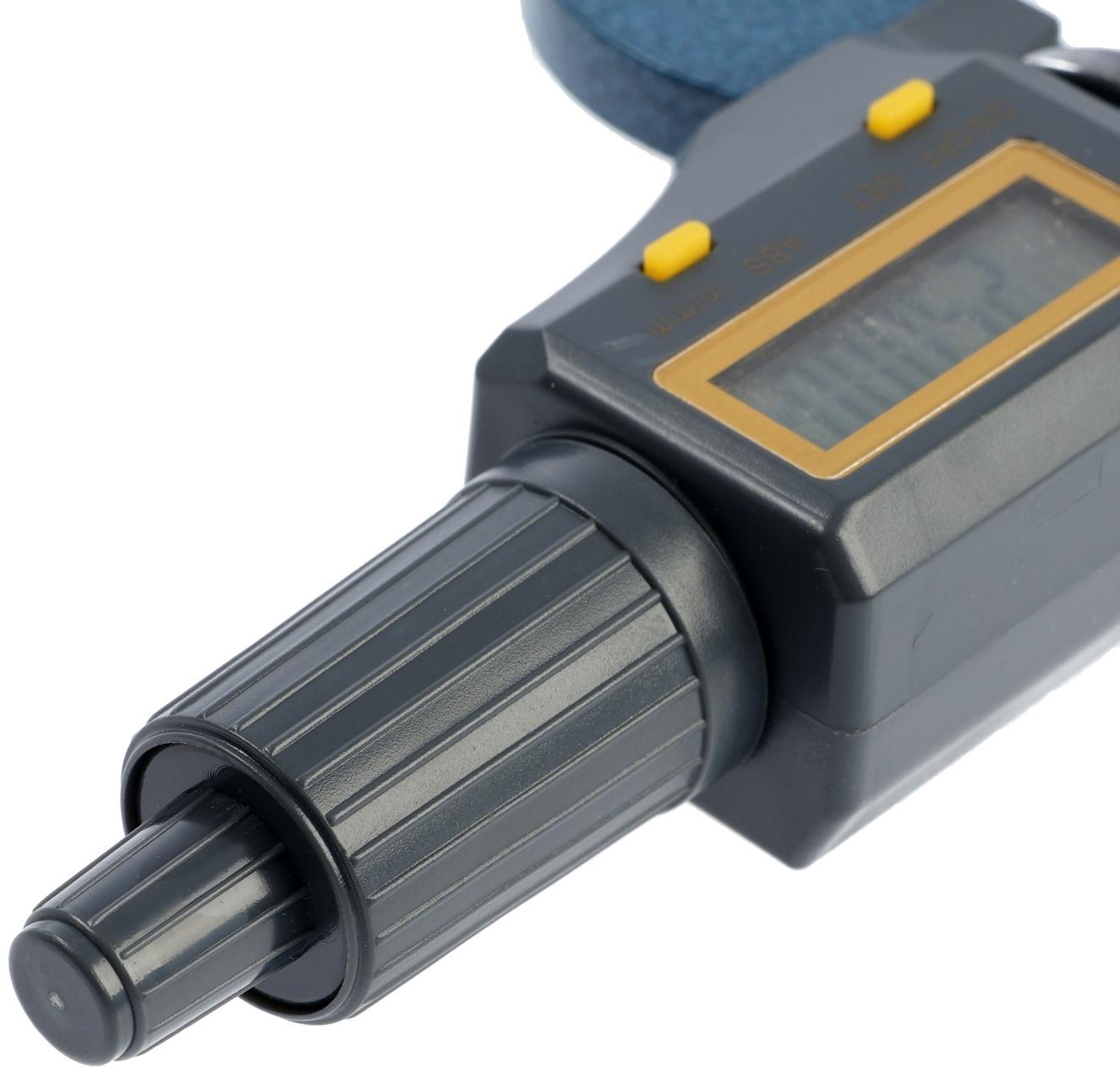 Микрометр электронный ТУНДРА, металлический, диапазон 25-50 мм, шаг измерения 0.001 мм