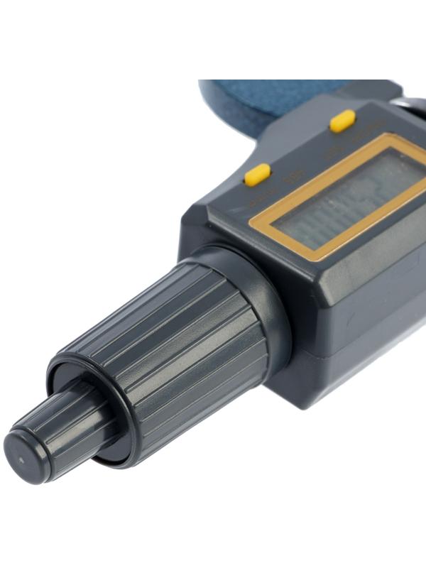 Микрометр электронный ТУНДРА, металлический, диапазон 25-50 мм, шаг измерения 0.001 мм