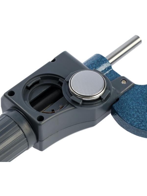 Микрометр электронный ТУНДРА, металлический, диапазон 25-50 мм, шаг измерения 0.001 мм