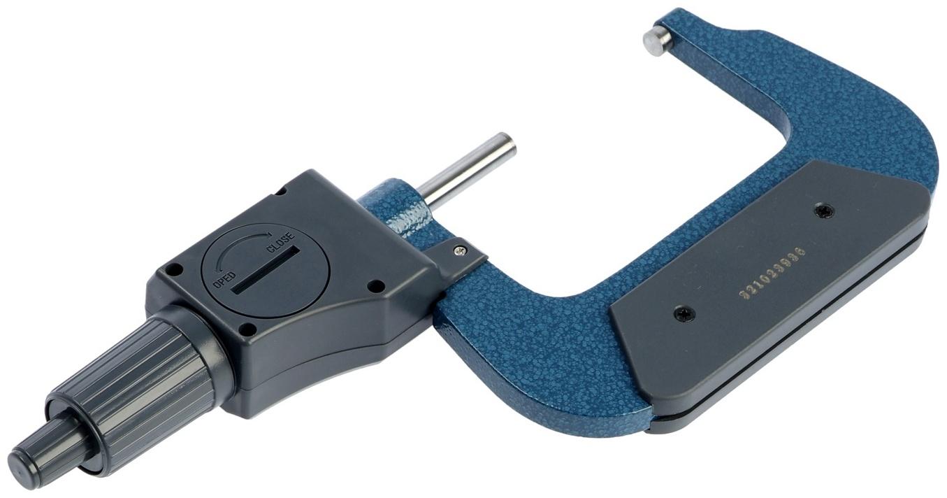 Микрометр электронный ТУНДРА, металлический, диапазон 50-75 мм, шаг измерения 0.001 мм