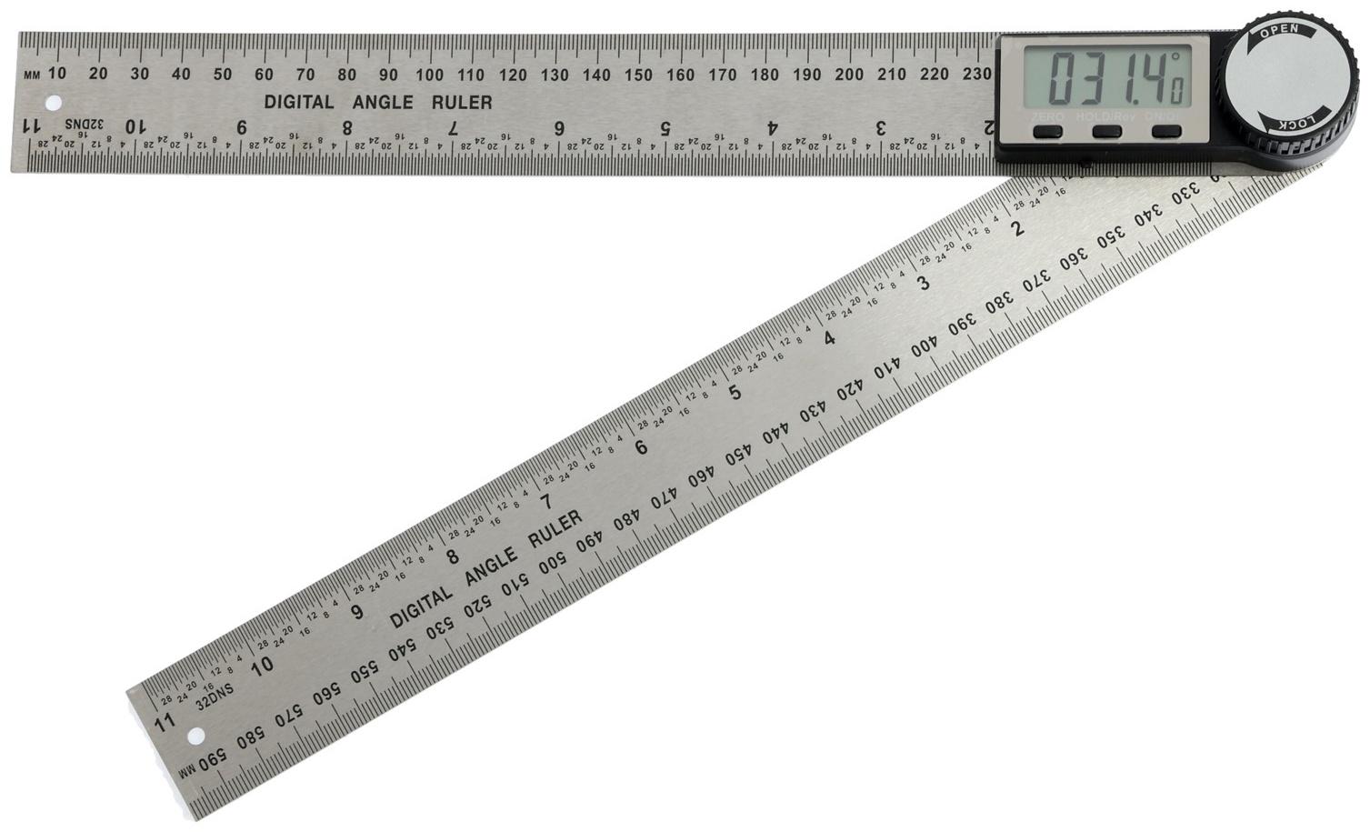 Угломер электронный ТУНДРА, нержавеющая сталь, 300 мм