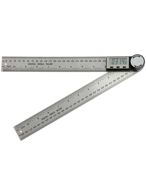 Угломер электронный ТУНДРА, нержавеющая сталь, 300 мм