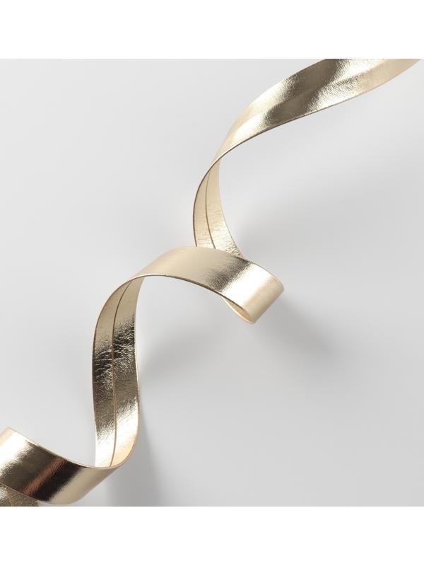 Косая бейка, кожзам, 15 мм, 10±1 м, бежевая