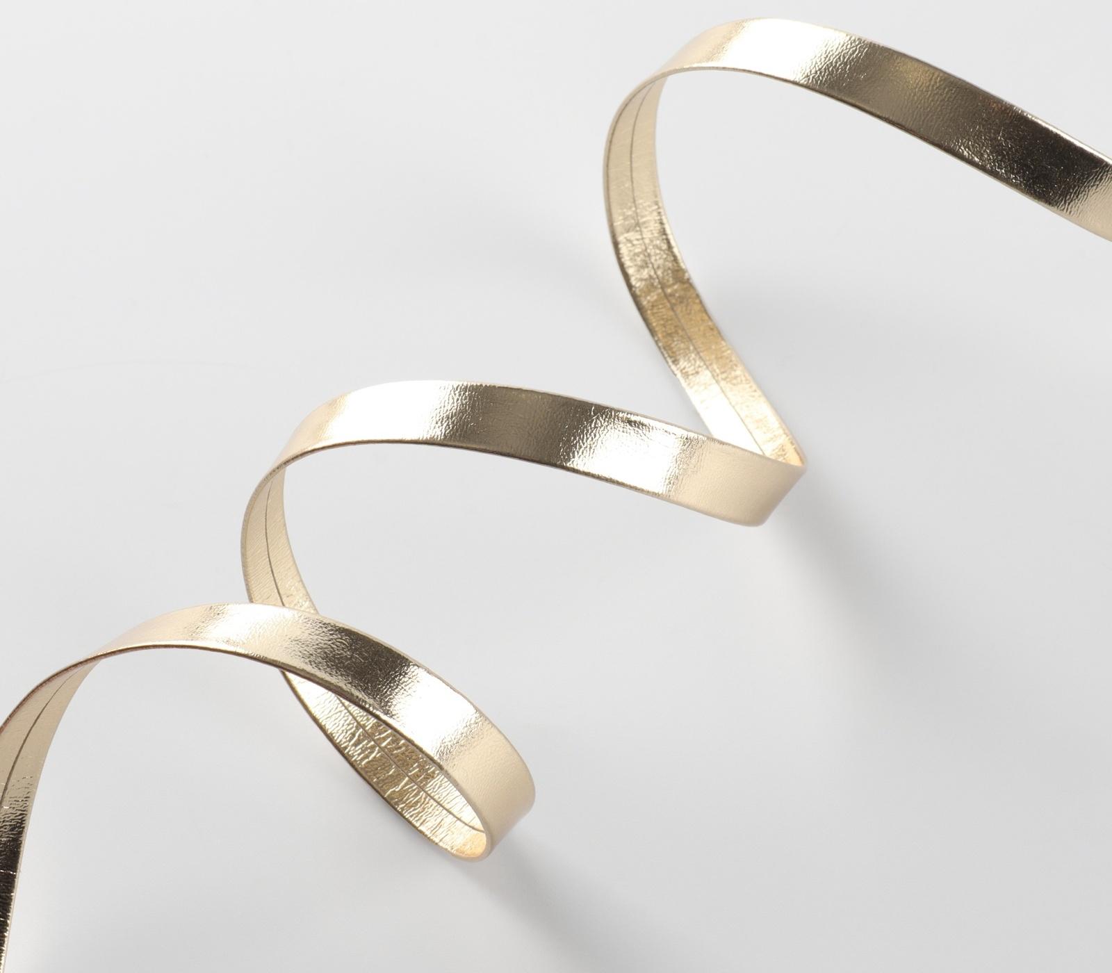 Косая бейка, кожзам, 8 мм × 10±1 м, бежевая