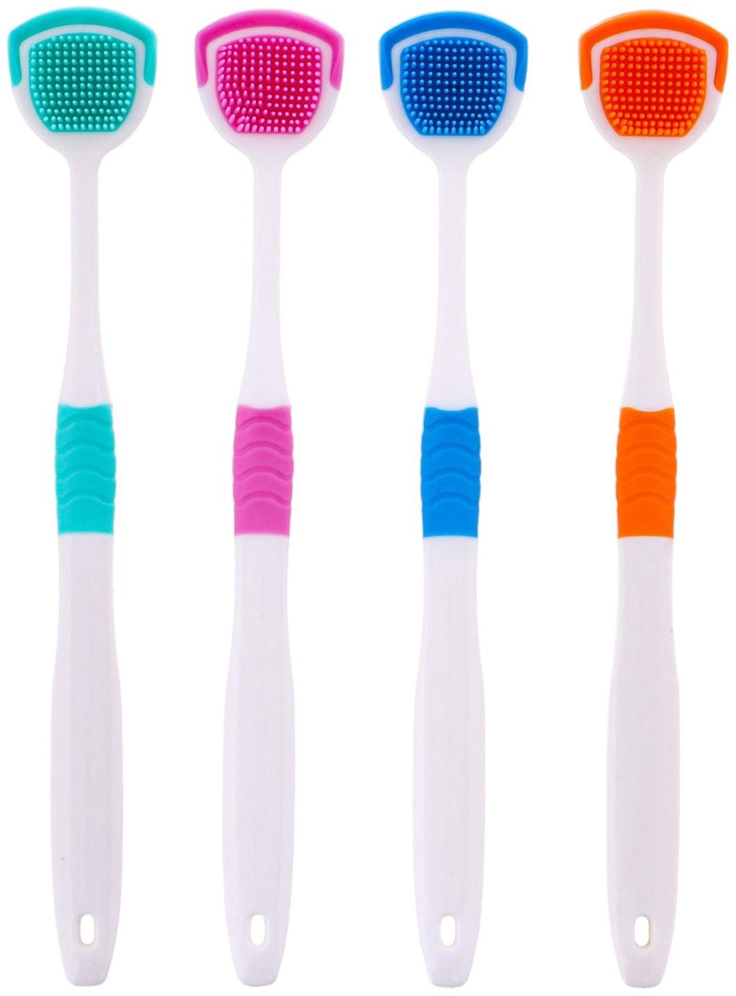 Скребок для чистки языка COBQB пластиковый, микс