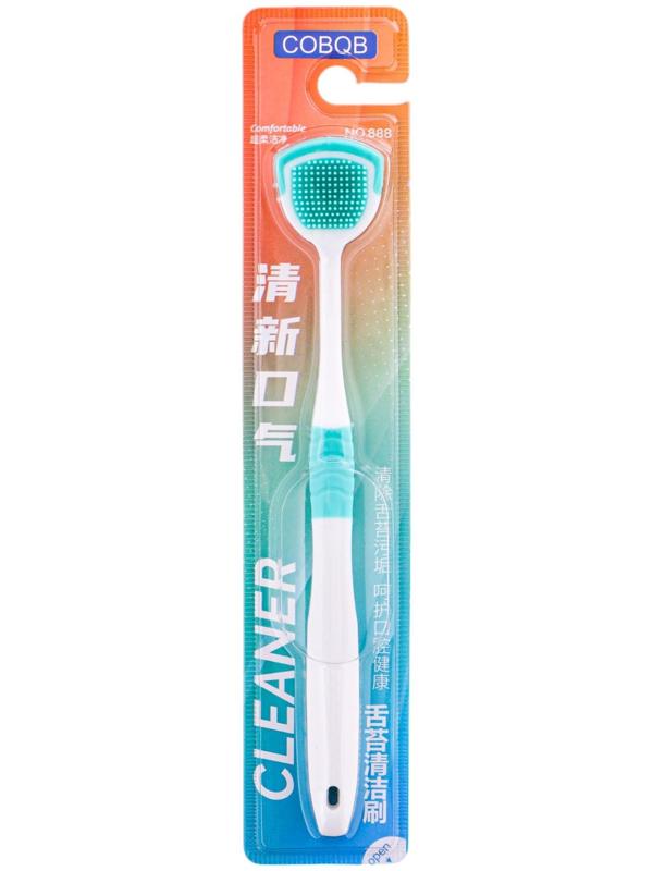 Скребок для чистки языка COBQB пластиковый, микс