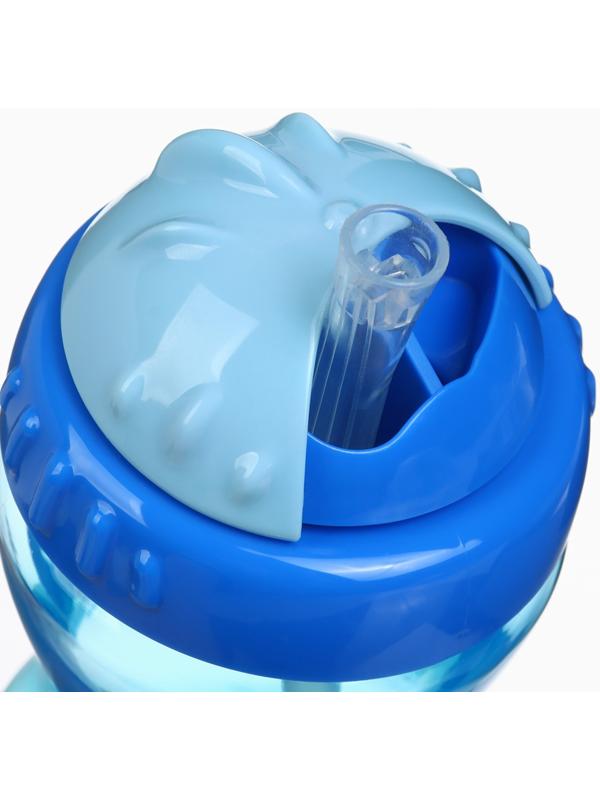 Поильник детский M&B с силиконовой трубочкой, от 9 мес., 340 мл., голубой