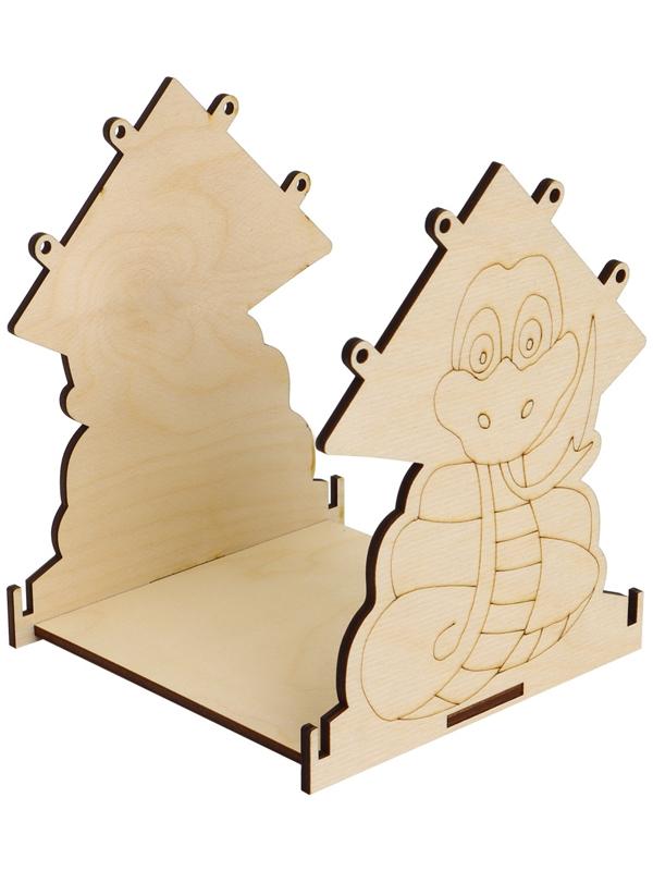 Кормушка из дерева своими руками, «Символ года Змей», 18×16×15 см, МИКС, Greengo