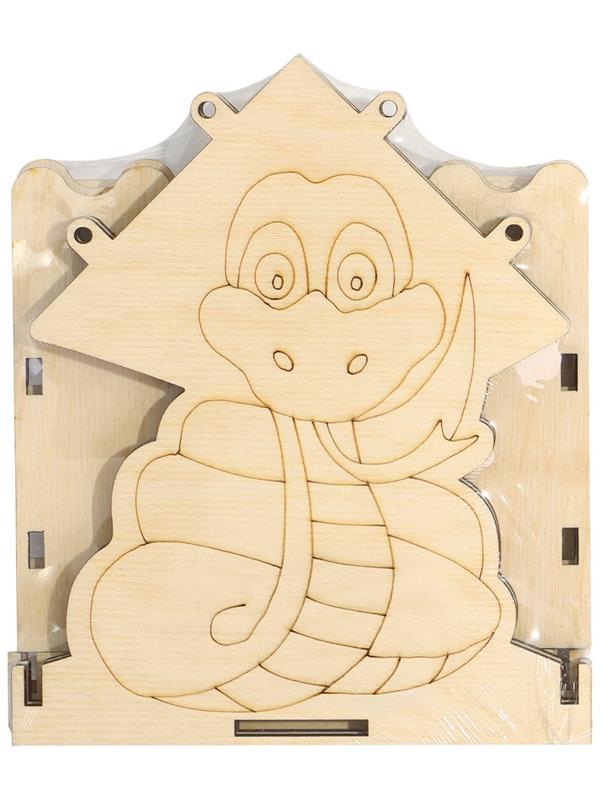 Кормушка из дерева своими руками, «Символ года Змей», 18×16×15 см, МИКС, Greengo