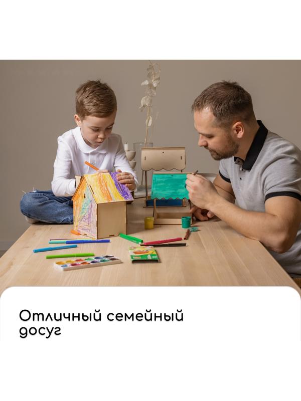 Кормушка из дерева своими руками, «Символ года Змей», 18×16×15 см, МИКС, Greengo