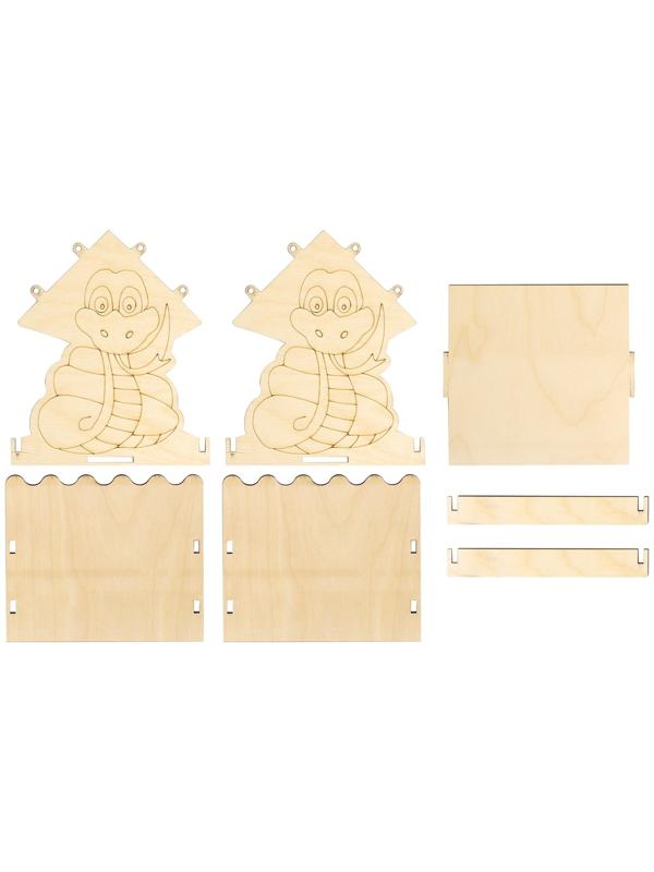 Кормушка из дерева своими руками, «Символ года Змей», 18×16×15 см, МИКС, Greengo