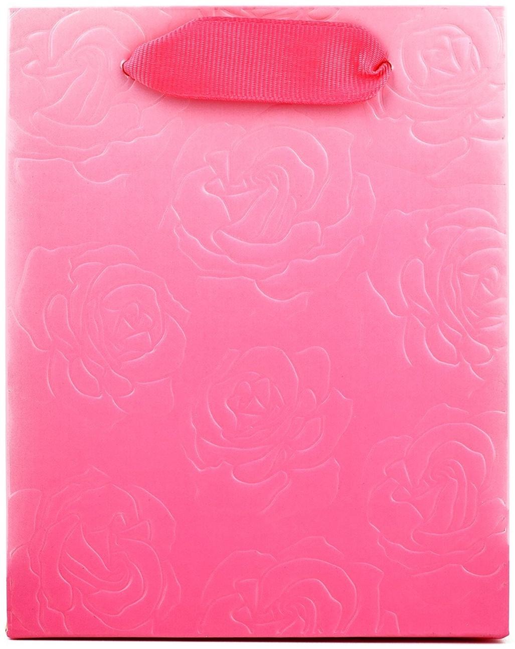 Пакет ламинированный вертикальный «Цветы», S 12 х 15 х 5.5 см