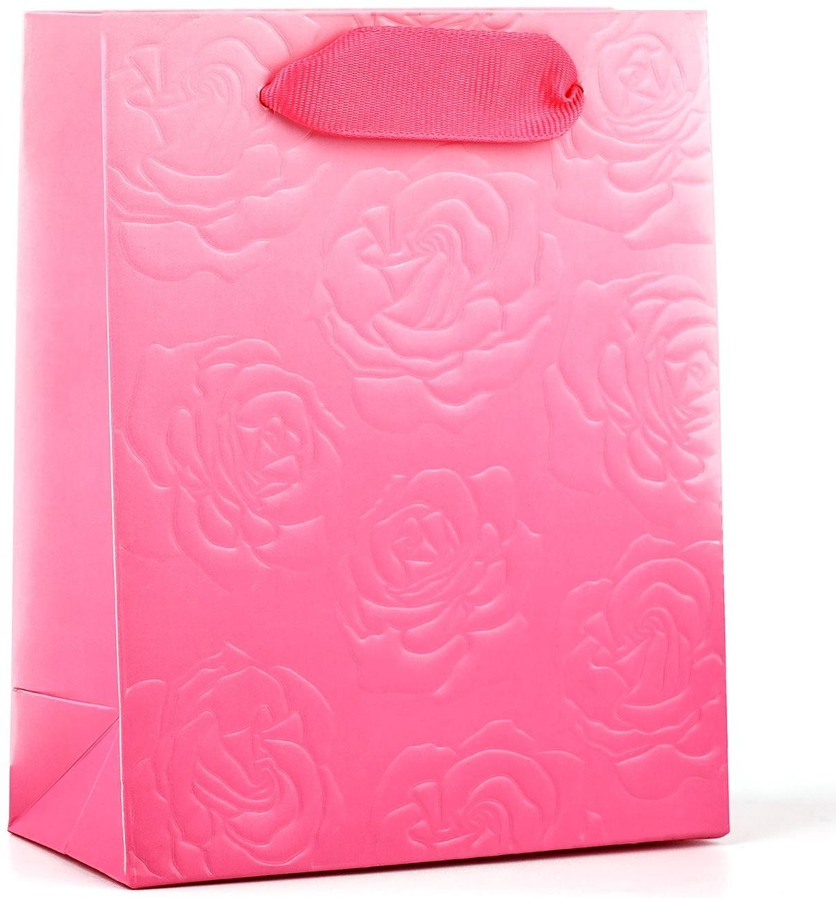 Пакет ламинированный вертикальный «Цветы», S 12 х 15 х 5.5 см