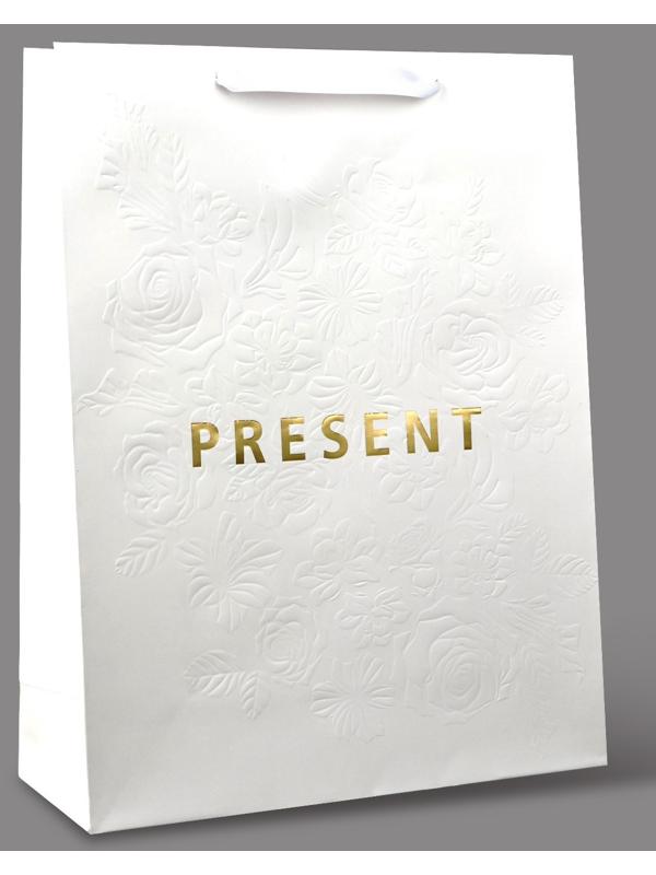 Пакет ламинированный вертикальный Present, L 31 х 40 х 11.5 см