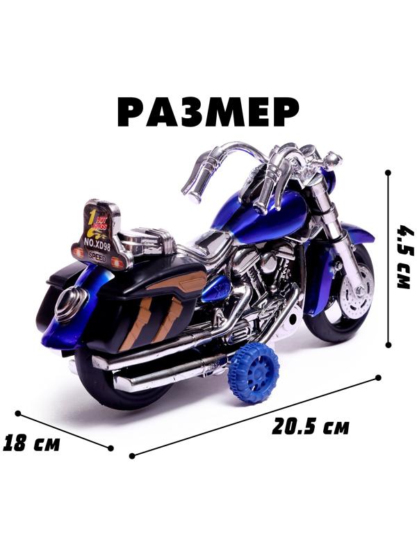 Мотоцикл инерционный «Харлей», МИКС