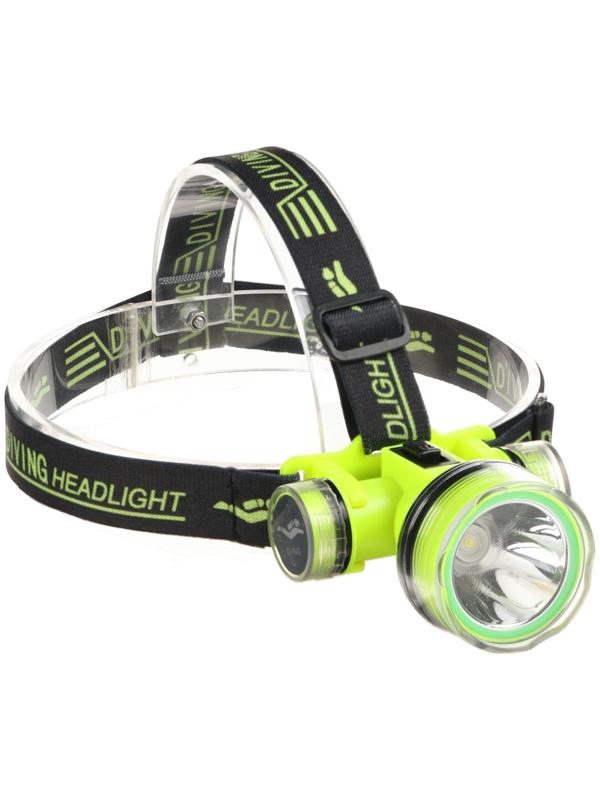 Фонарь налобный аккумуляторный, 5 Вт, 1200 мАч, 1 режим, IPX 8, Type-C, 9 х 8.5 х 5.5 см