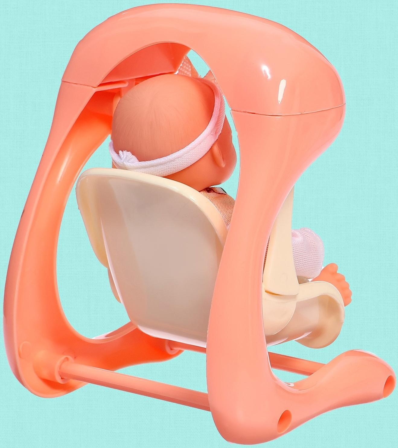 Пупс «Милый малыш» с качелью, 15 см, МИКС