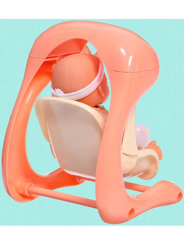 Пупс «Милый малыш» с качелью, 15 см, МИКС