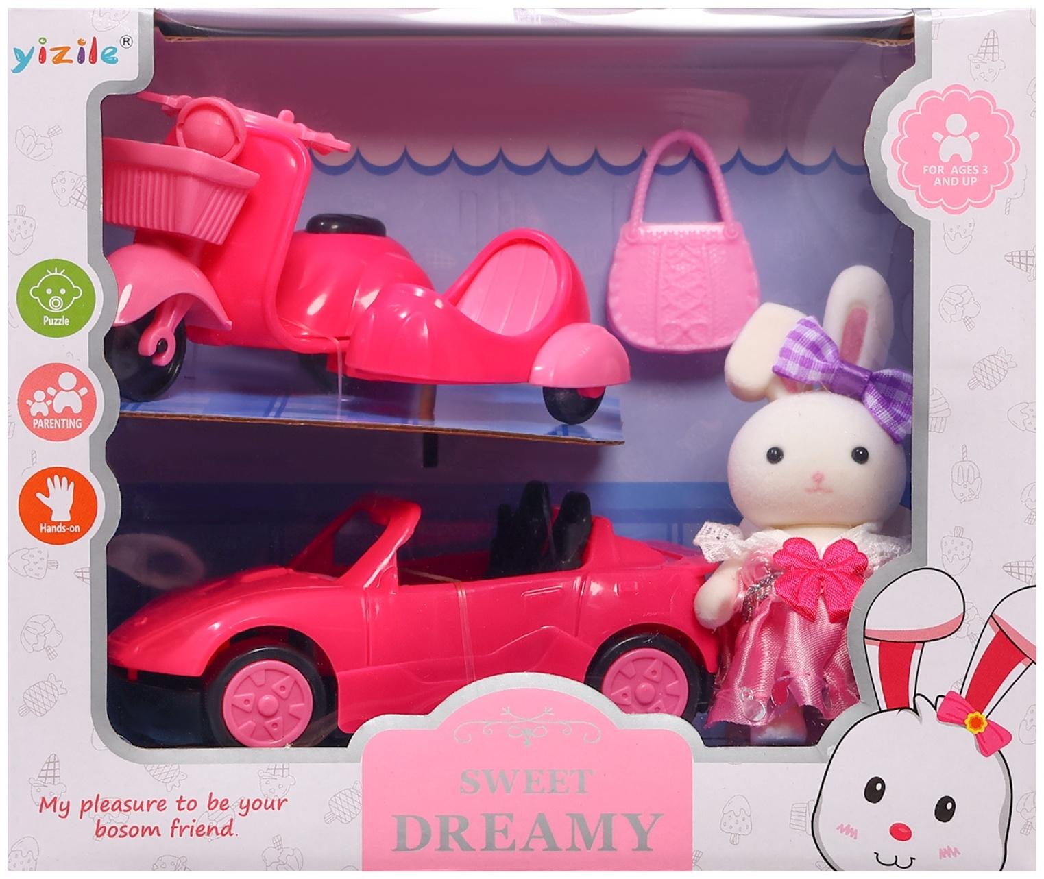 Машинка с питомцем «Зверята. Автолюбитель», с аксессуарами