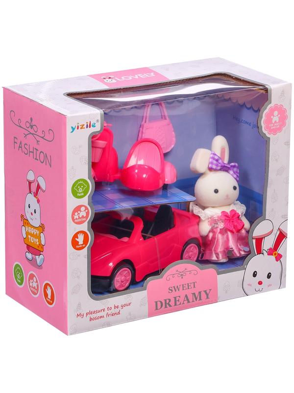 Машинка с питомцем «Зверята. Автолюбитель», с аксессуарами