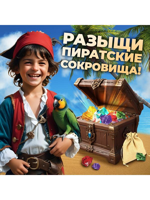 Настольная игра - квест для детей на логику «В поисках пирата», 2-6 игроков, 7+