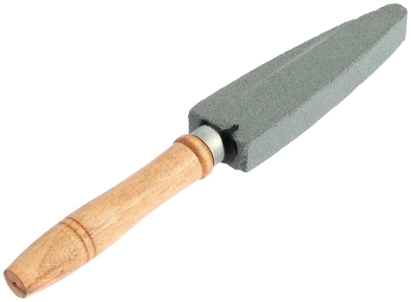 Брусок абразивный с рукояткой ТУНДРА, Р180, общая длина 250 мм, рабочая 115 мм