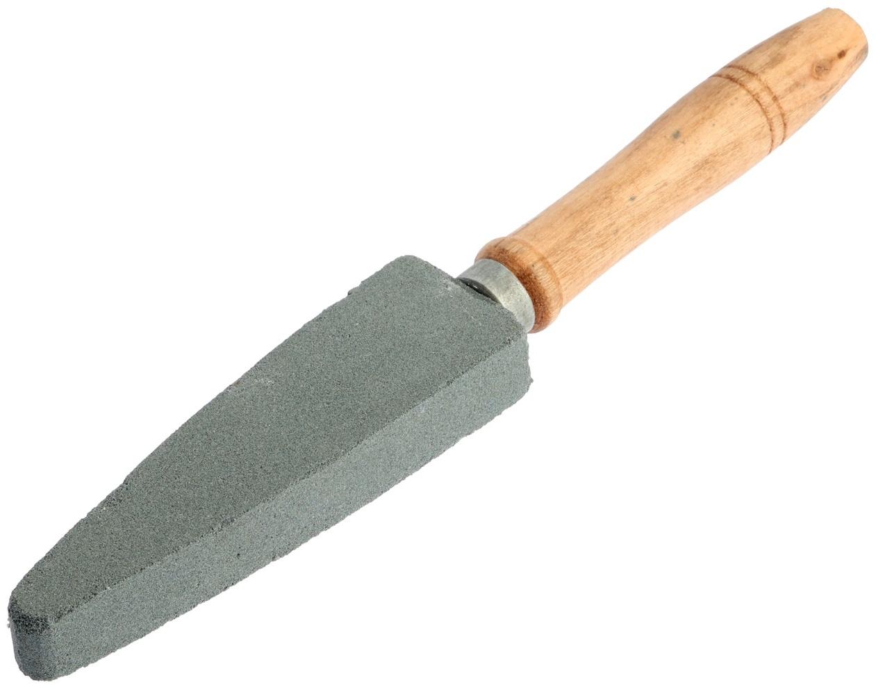 Брусок абразивный с рукояткой ТУНДРА, Р180, общая длина 250 мм, рабочая 115 мм