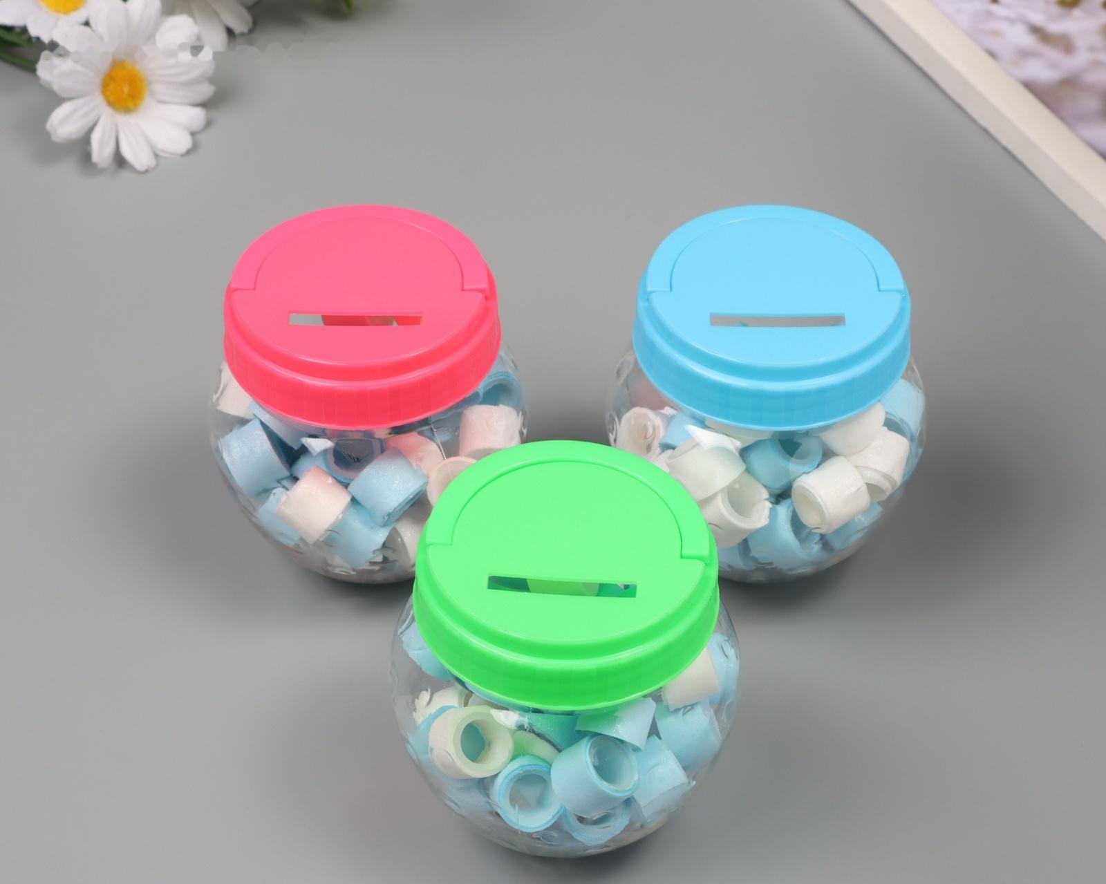 Клейкая лента пластик в банке 