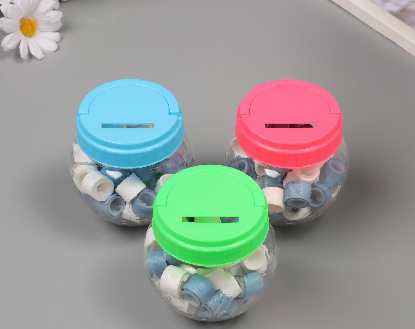 Клейкая лента пластик в банке 